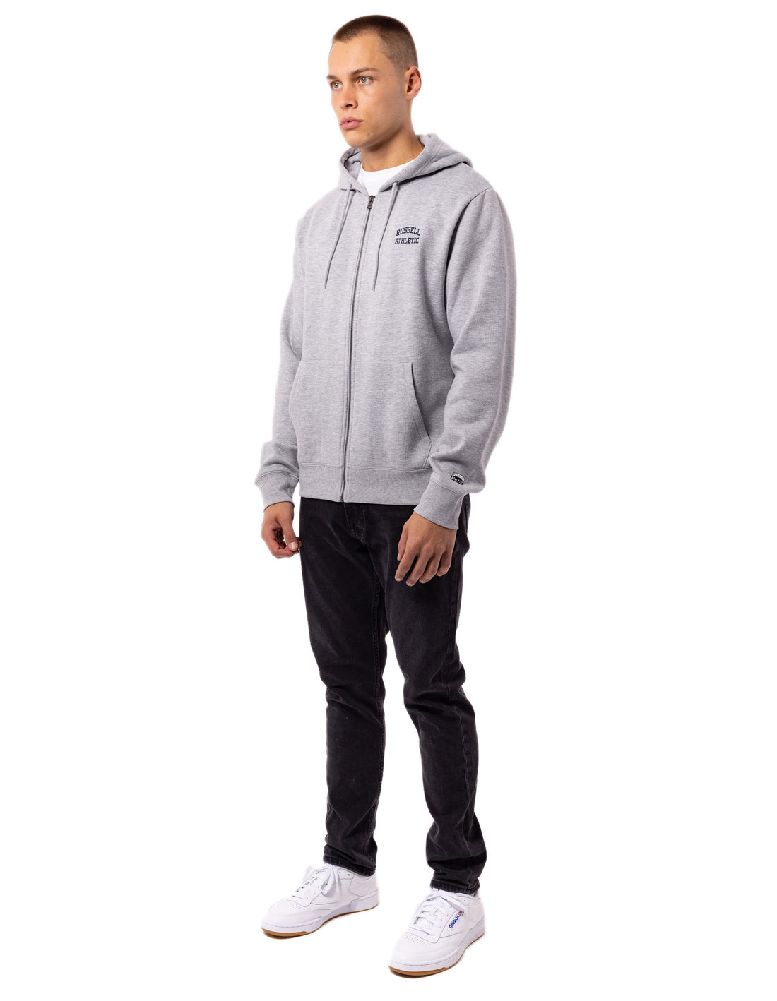 Pánské Bundy Russell Athletic Originals Small Arch Zip Šedé | ZIY-037925