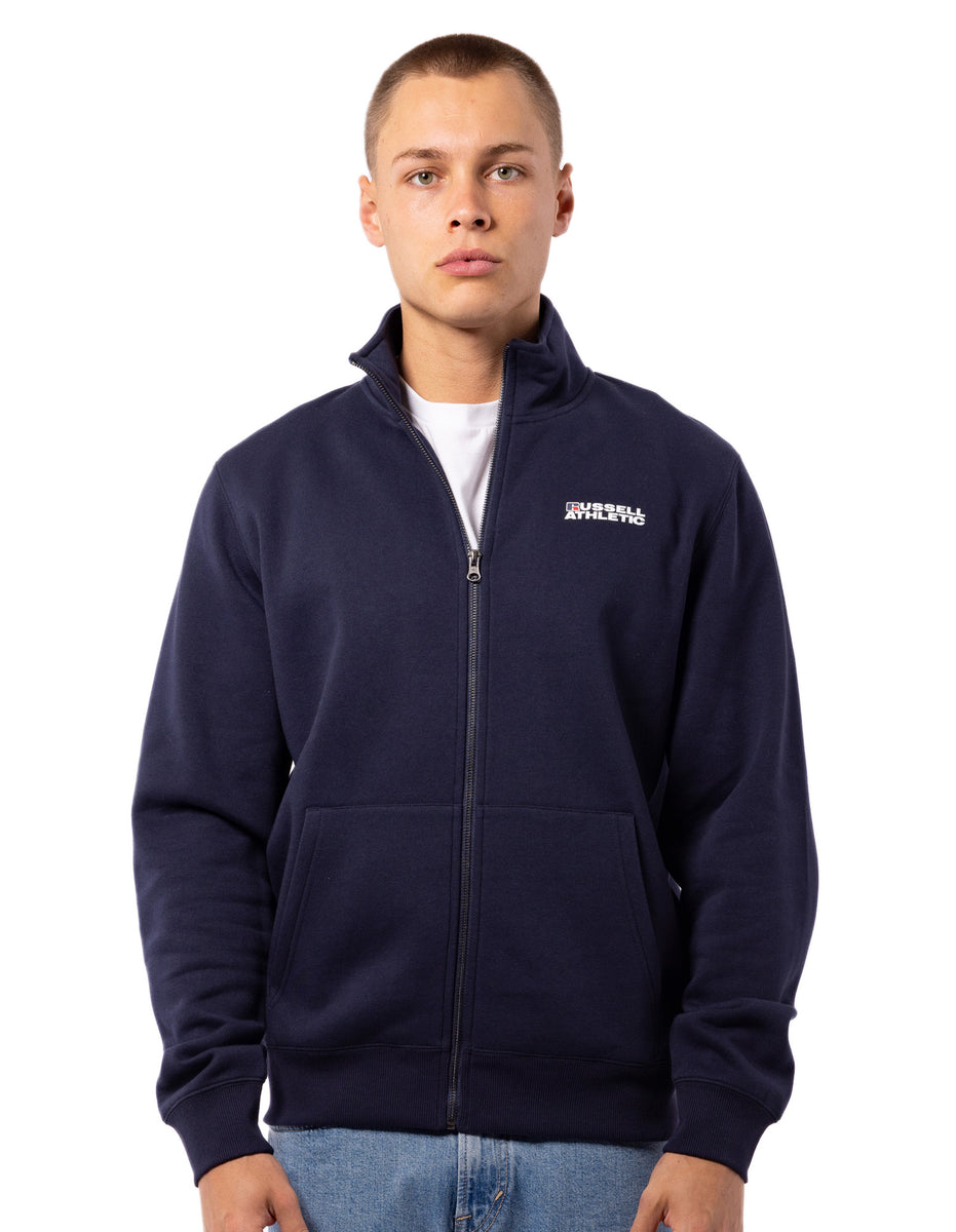 Pánské Bundy Russell Athletic Originals Trucker Tmavě Blankyt | HUO-690832