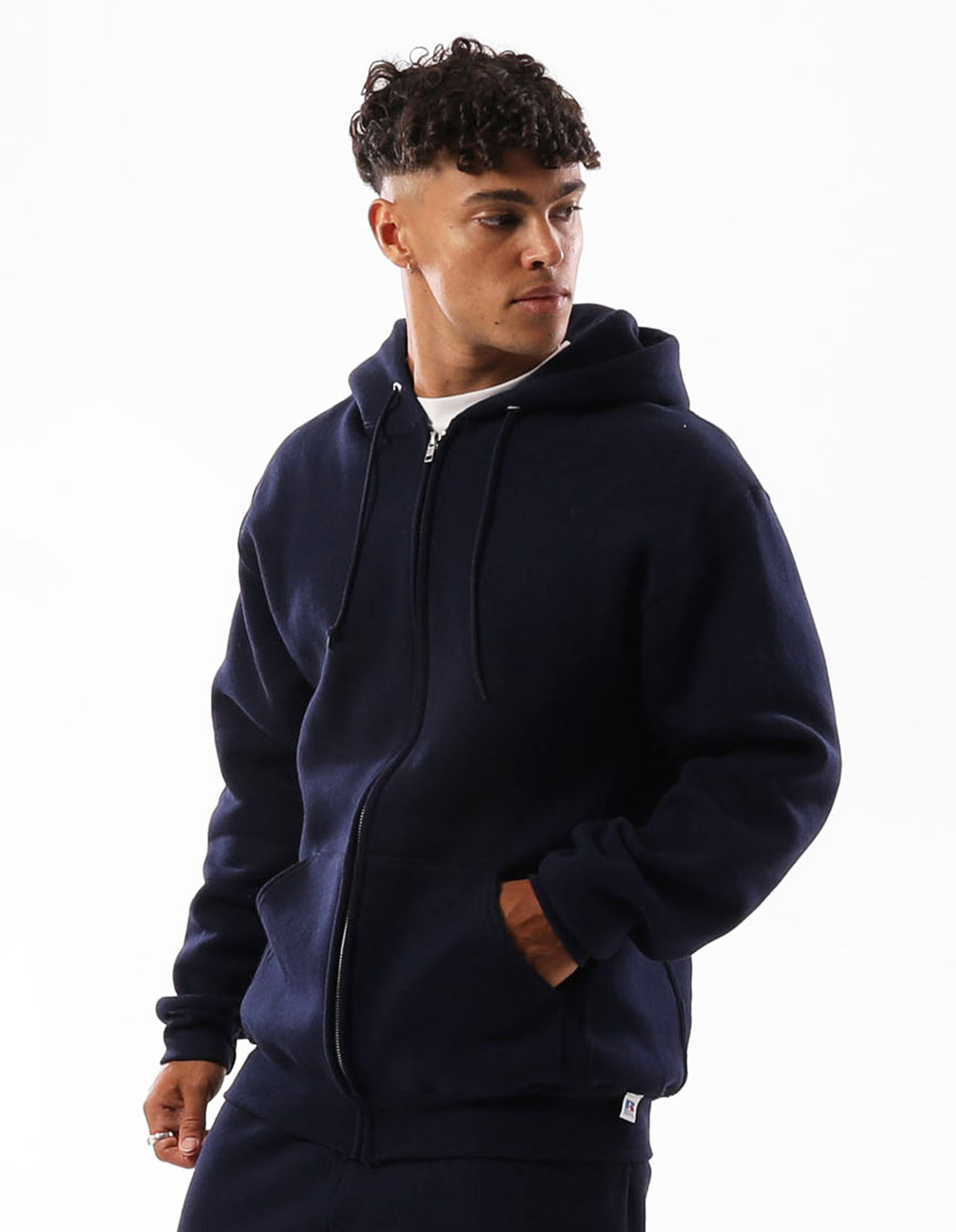 Pánské Bundy Russell Athletic Unisex Dri Tmavě Blankyt | EFP-612583