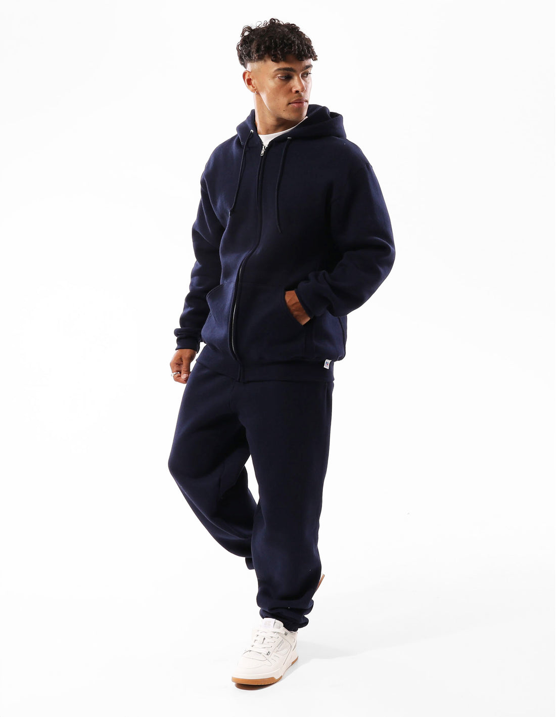 Pánské Bundy Russell Athletic Unisex Dri Tmavě Blankyt | EFP-612583