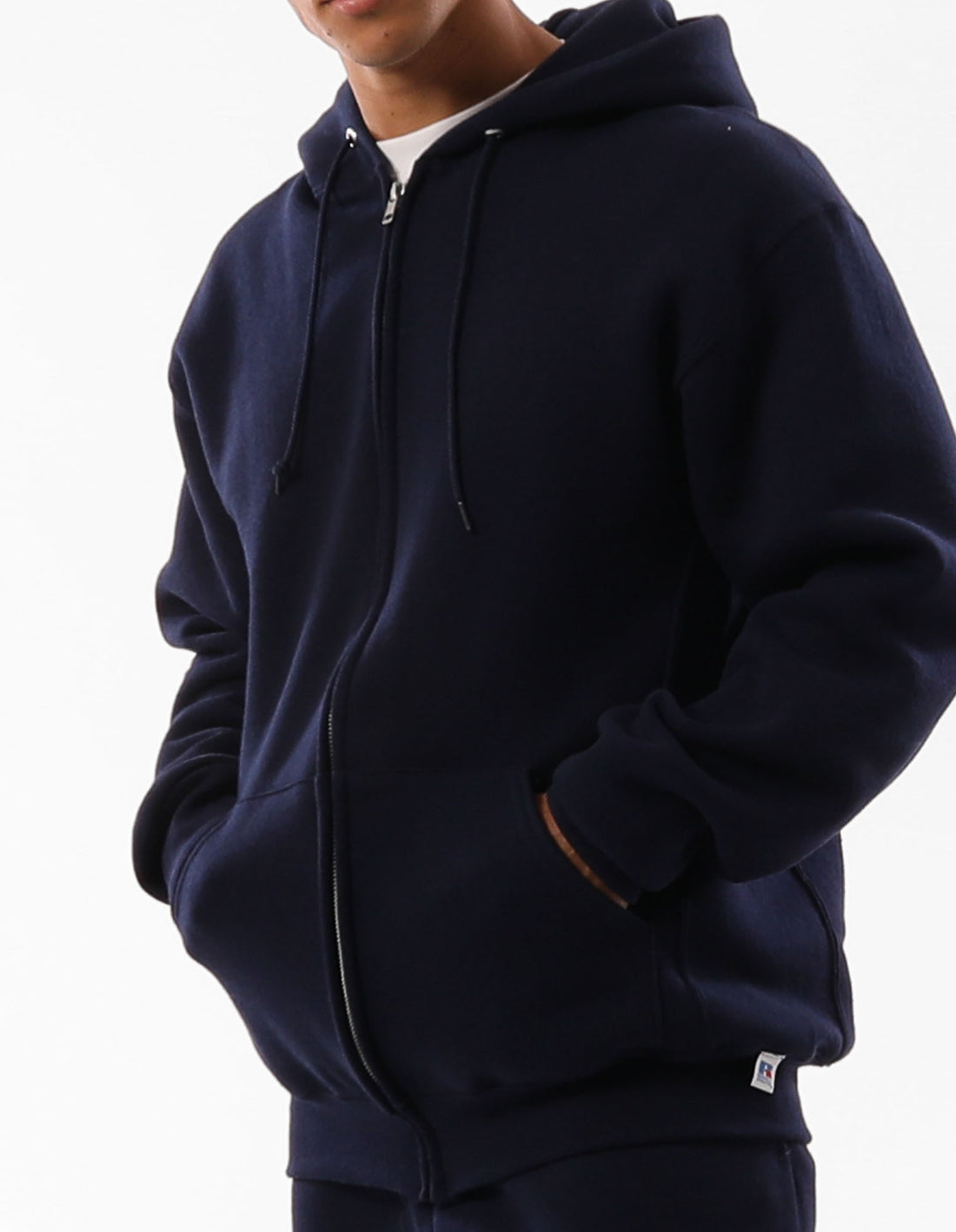 Pánské Bundy Russell Athletic Unisex Dri Tmavě Blankyt | EFP-612583