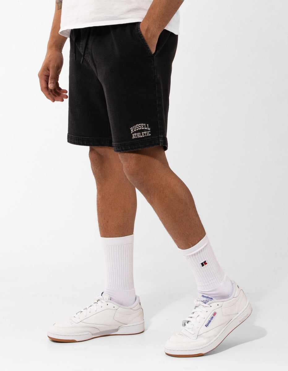 Pánské Kraťasy Russell Athletic Calabasas Denim Černé | HOF-429086