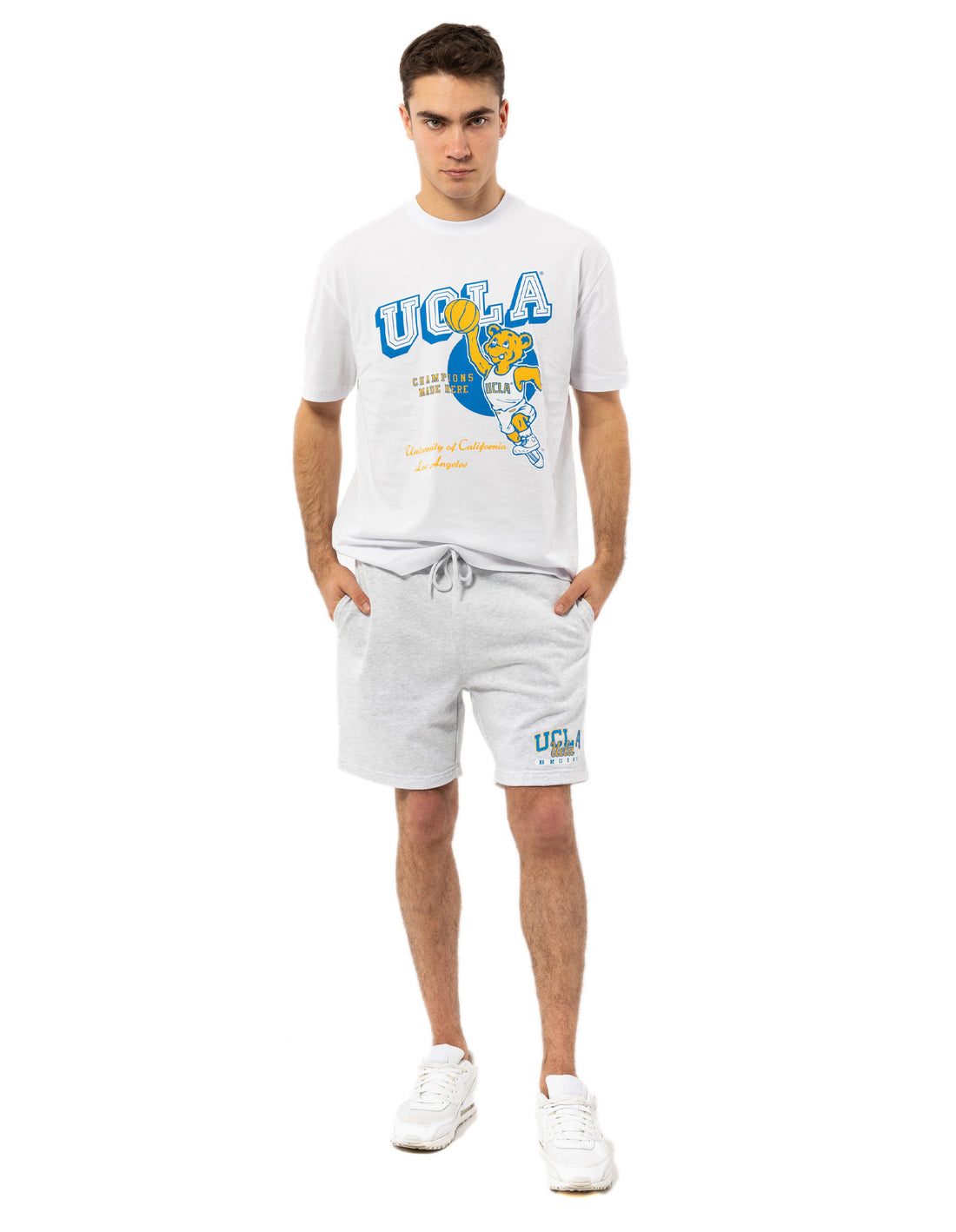 Pánské Kraťasy Russell Athletic California Stříbrné | YFD-297653