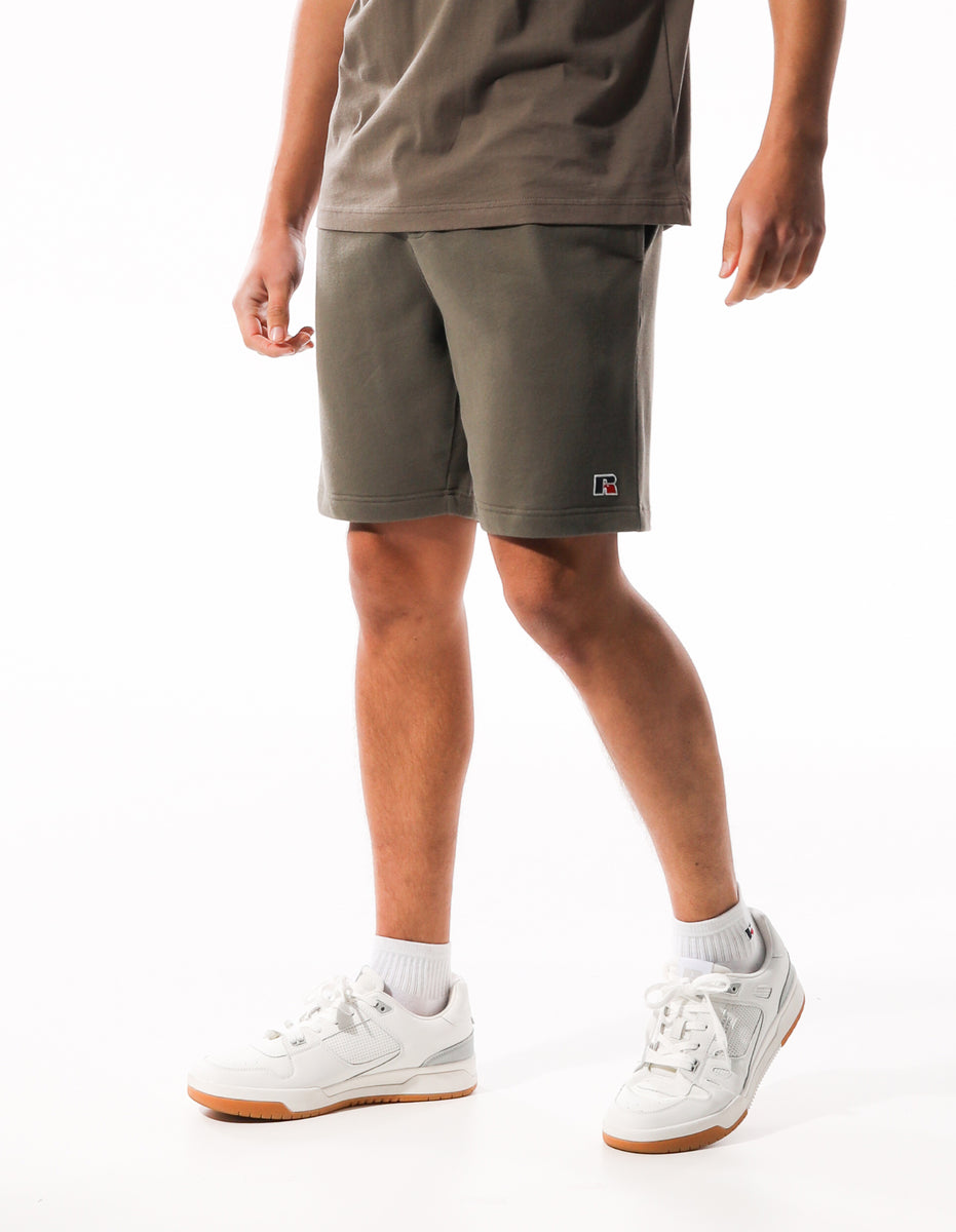 Pánské Kraťasy Russell Athletic R Logo Redeemer Tmavě Hnědé | XWI-895137