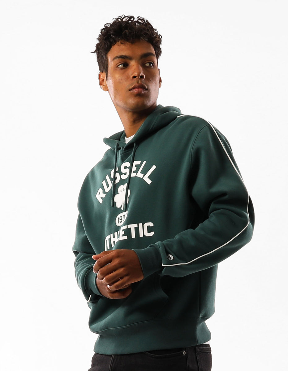 Pánské Mikina s Kapucí Russell Athletic Lexington Zelene | GZB-867249
