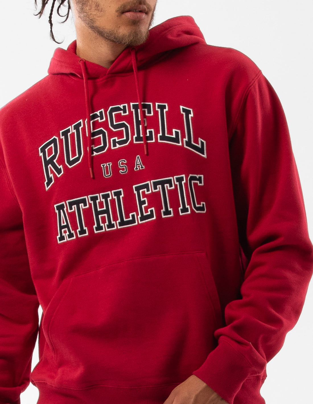 Pánské Mikina s Kapucí Russell Athletic Mercer Růžové | LZM-310926