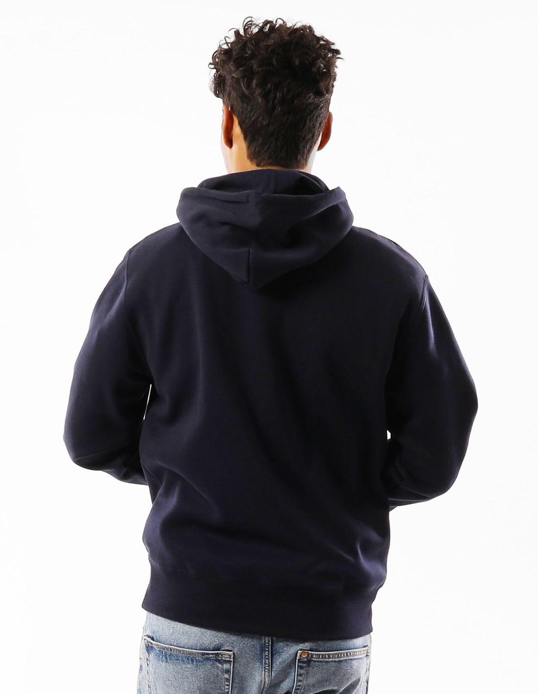 Pánské Mikina s Kapucí Russell Athletic Modern Logo Tmavě Blankyt | OQF-695470