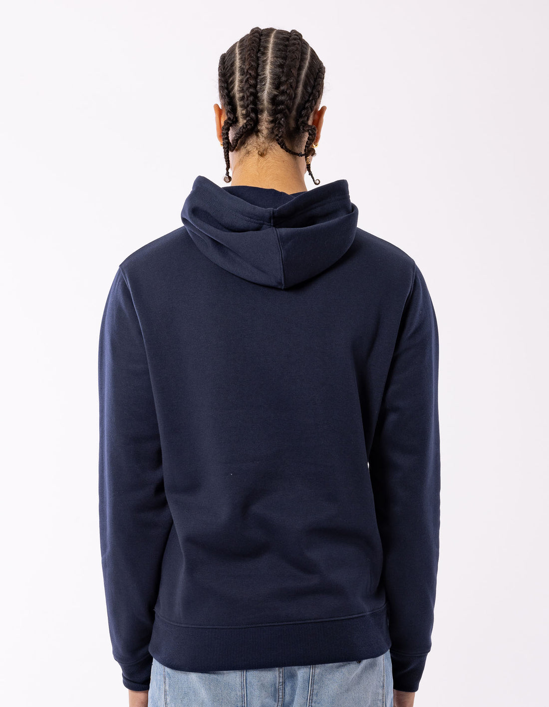 Pánské Mikina s Kapucí Russell Athletic Originals Small Arch Tmavě Blankyt | AOH-761485
