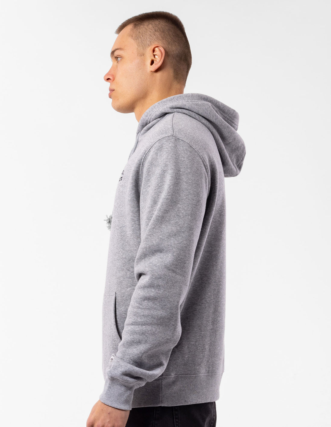 Pánské Mikina s Kapucí Russell Athletic Originals Small Arch Šedé | IHT-871463