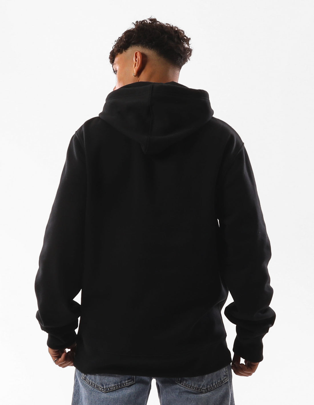 Pánské Mikina s Kapucí Russell Athletic Originals Small Arch Černé | VDZ-891746