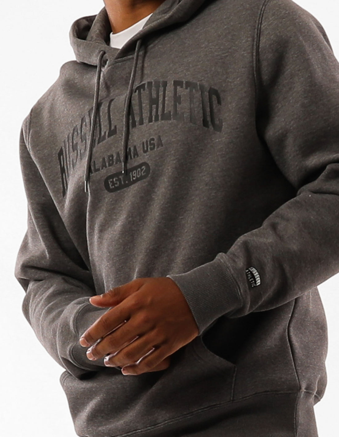 Pánské Mikina s Kapucí Russell Athletic Originals Heritage Tmavě Šedé | WNI-759130
