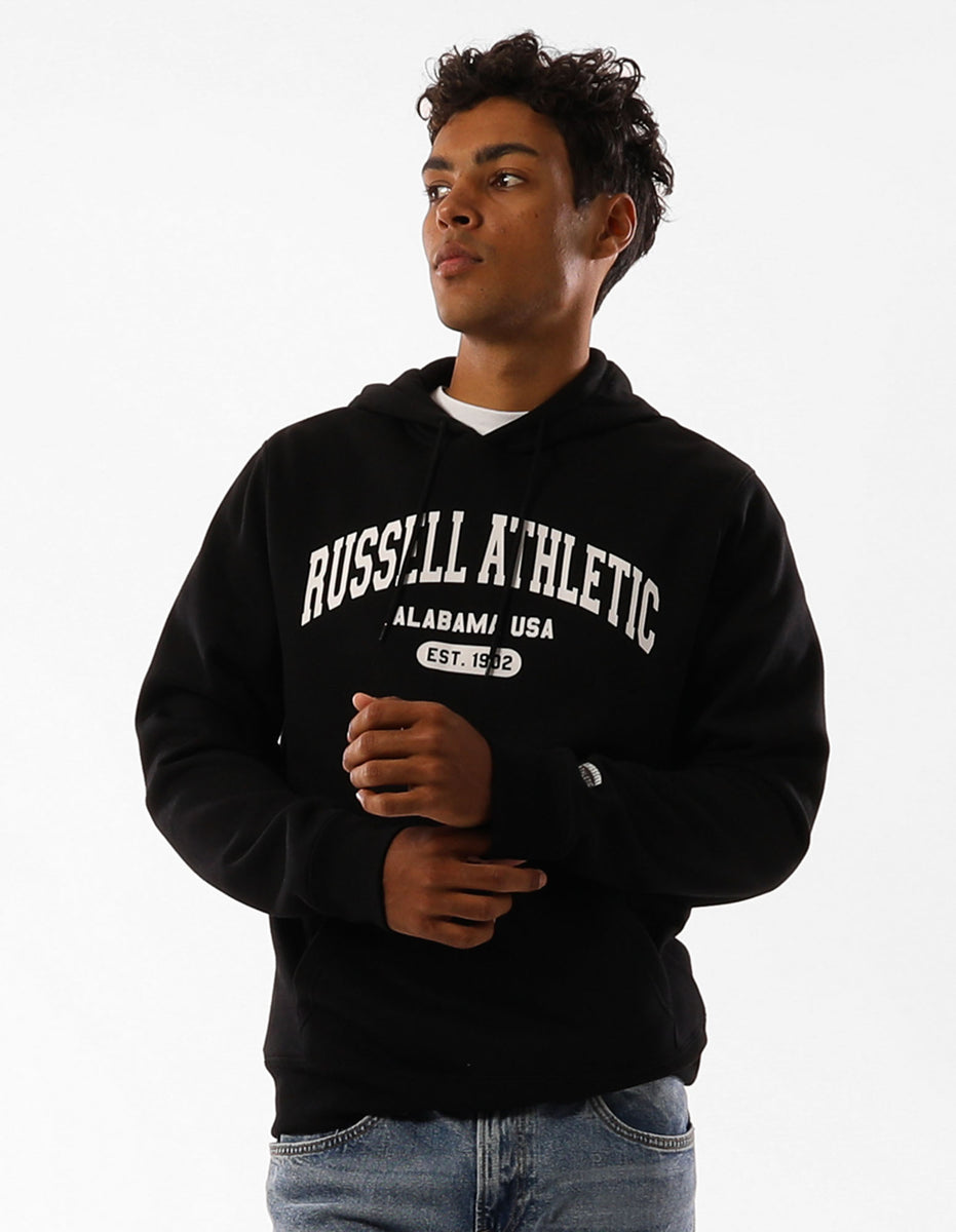 Pánské Mikina s Kapucí Russell Athletic Originals Heritage Černé | TPS-803946
