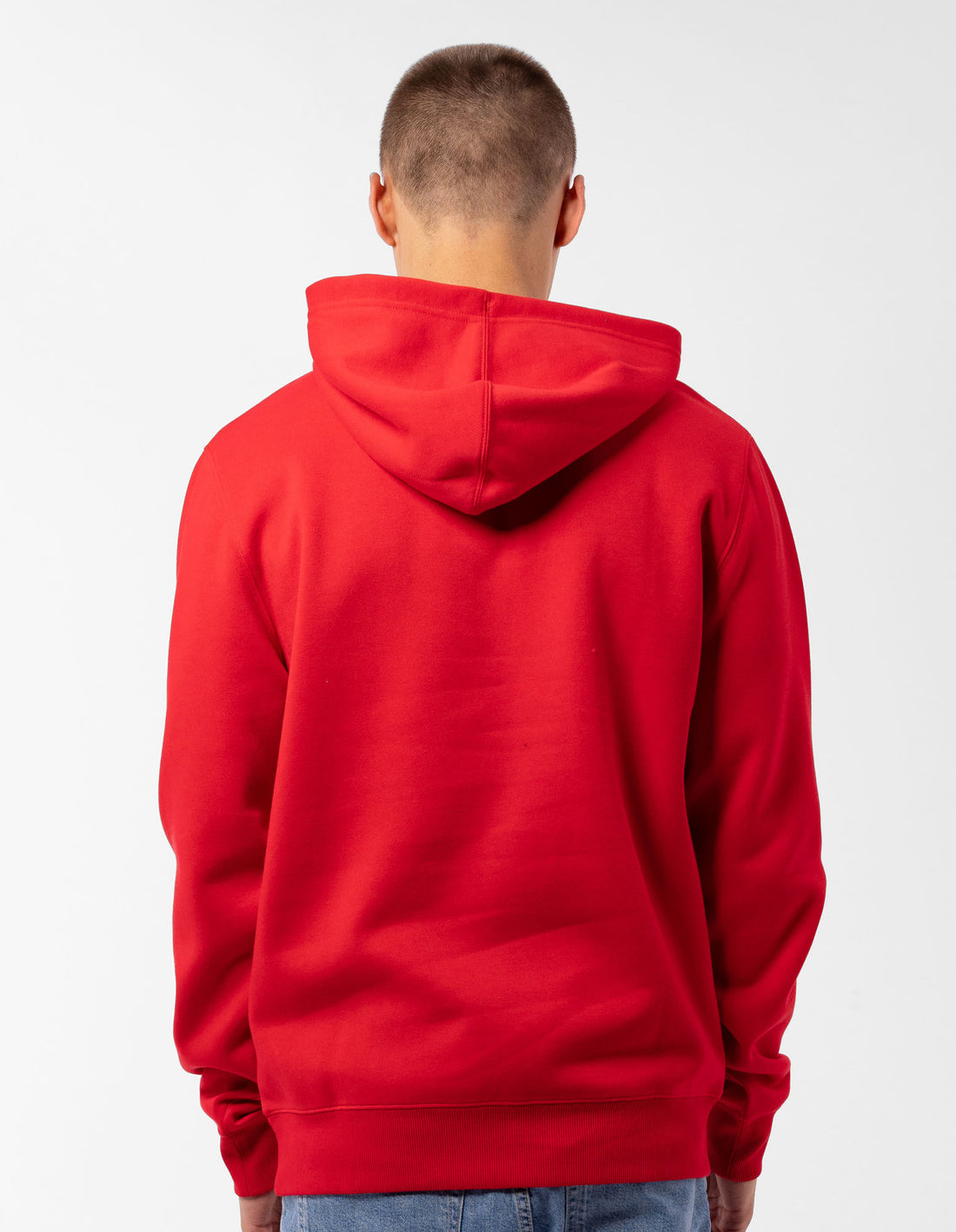 Pánské Mikina s Kapucí Russell Athletic Originals Arch Logo Červené | HOX-584176