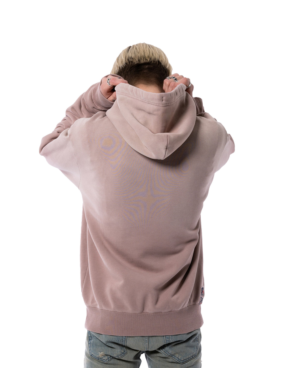 Pánské Mikina s Kapucí Russell Athletic Unisex Fade Fialové Červené | KWC-458109