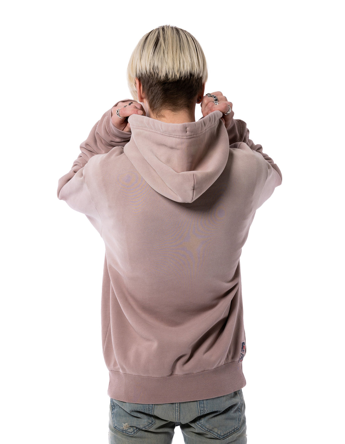 Pánské Mikina s Kapucí Russell Athletic Unisex Fade Fialové Červené | KWC-458109