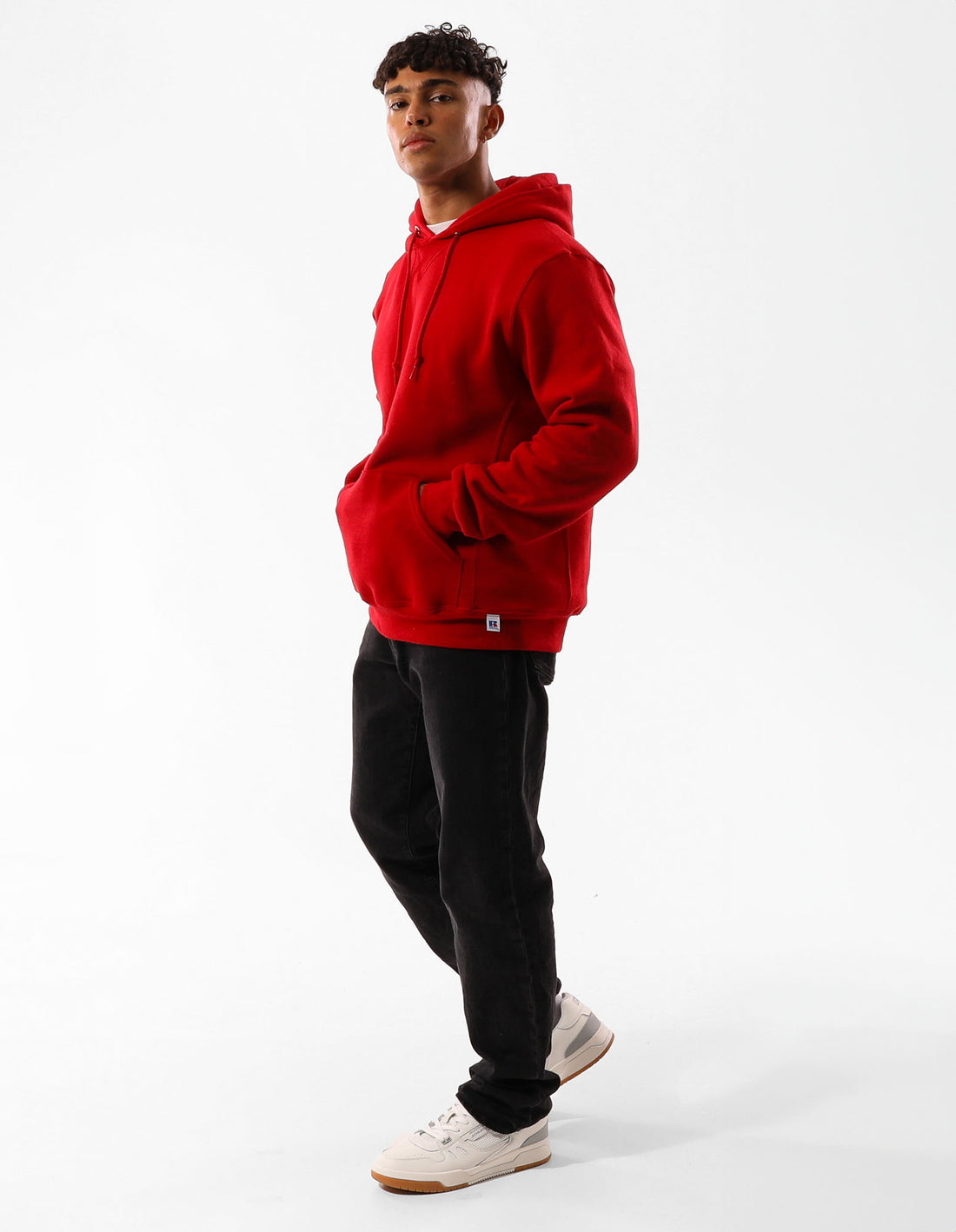 Pánské Mikina s Kapucí Russell Athletic Unisex Dri Červené | XUK-547280