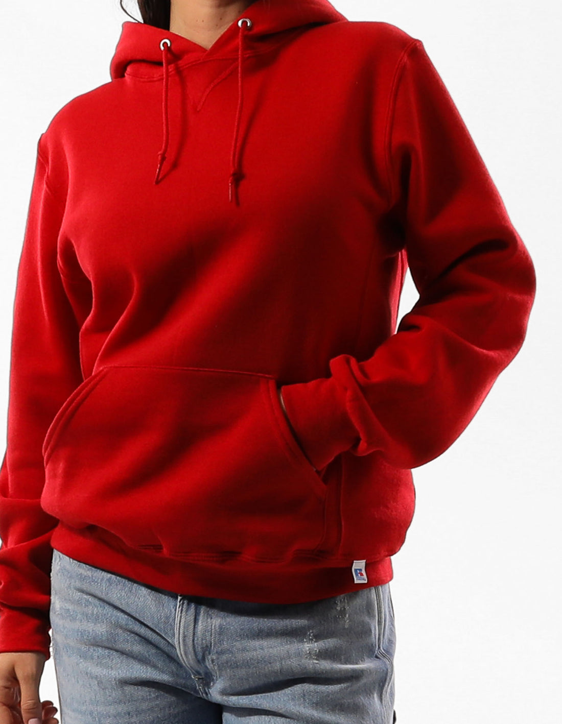 Pánské Mikina s Kapucí Russell Athletic Unisex Dri Červené | XUK-547280