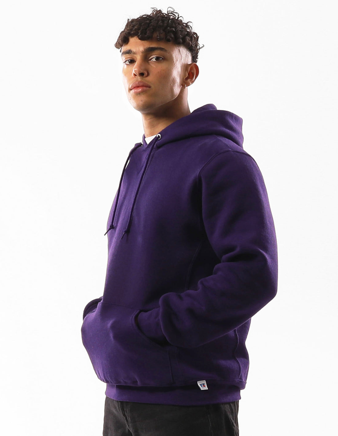 Pánské Mikina s Kapucí Russell Athletic Unisex Dri Fialové | MDA-072549