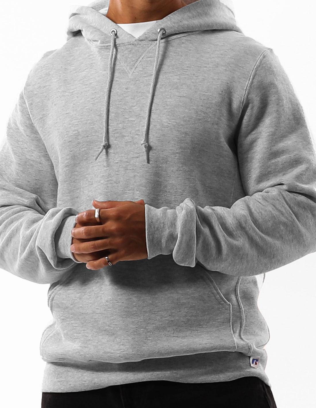 Pánské Mikina s Kapucí Russell Athletic Unisex Dri Šedé | MVK-796318