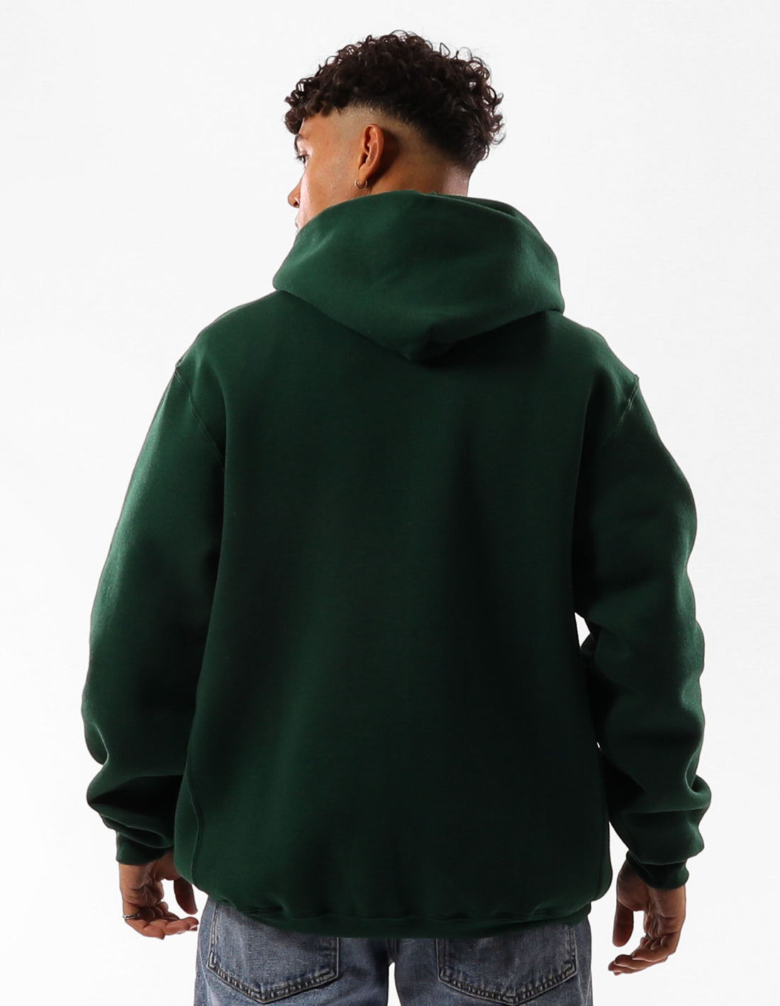 Pánské Mikina s Kapucí Russell Athletic Unisex Dri Tmavě Zelene | OYT-306827