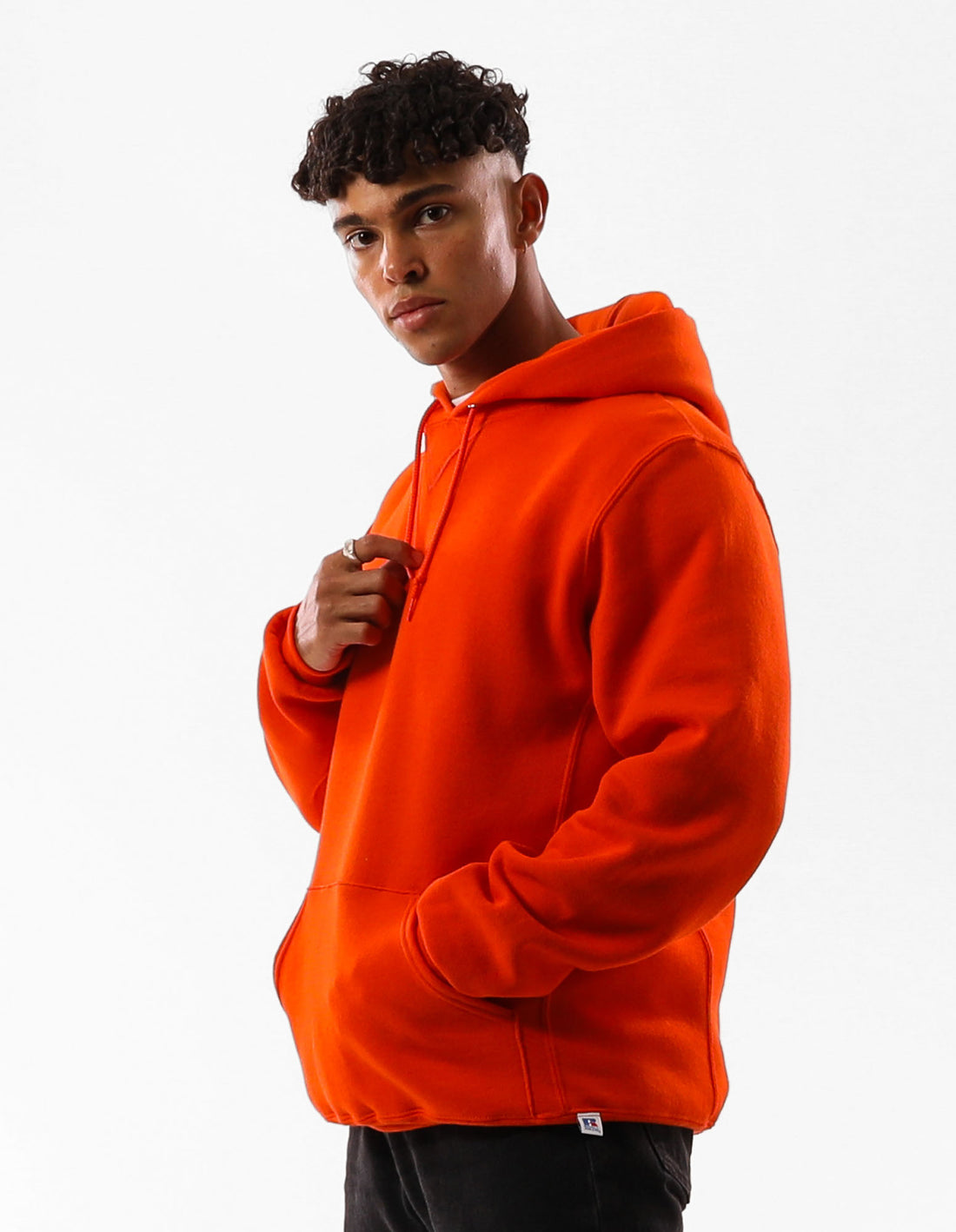 Pánské Mikina s Kapucí Russell Athletic Unisex Dri Oranžové | LWX-945107