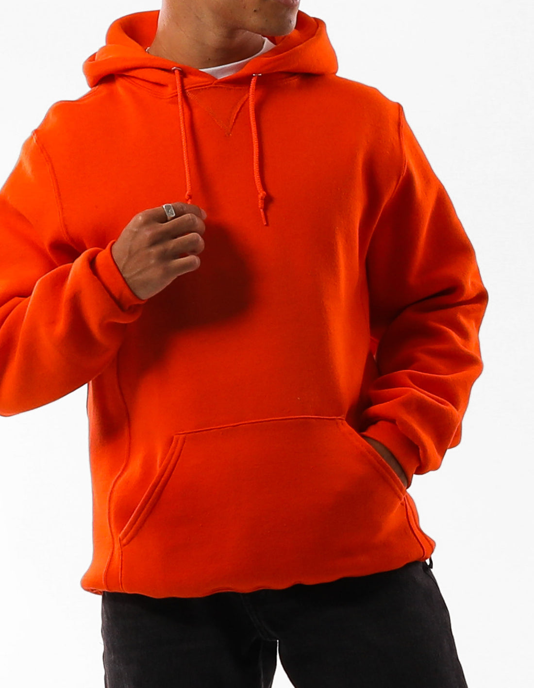 Pánské Mikina s Kapucí Russell Athletic Unisex Dri Oranžové | LWX-945107