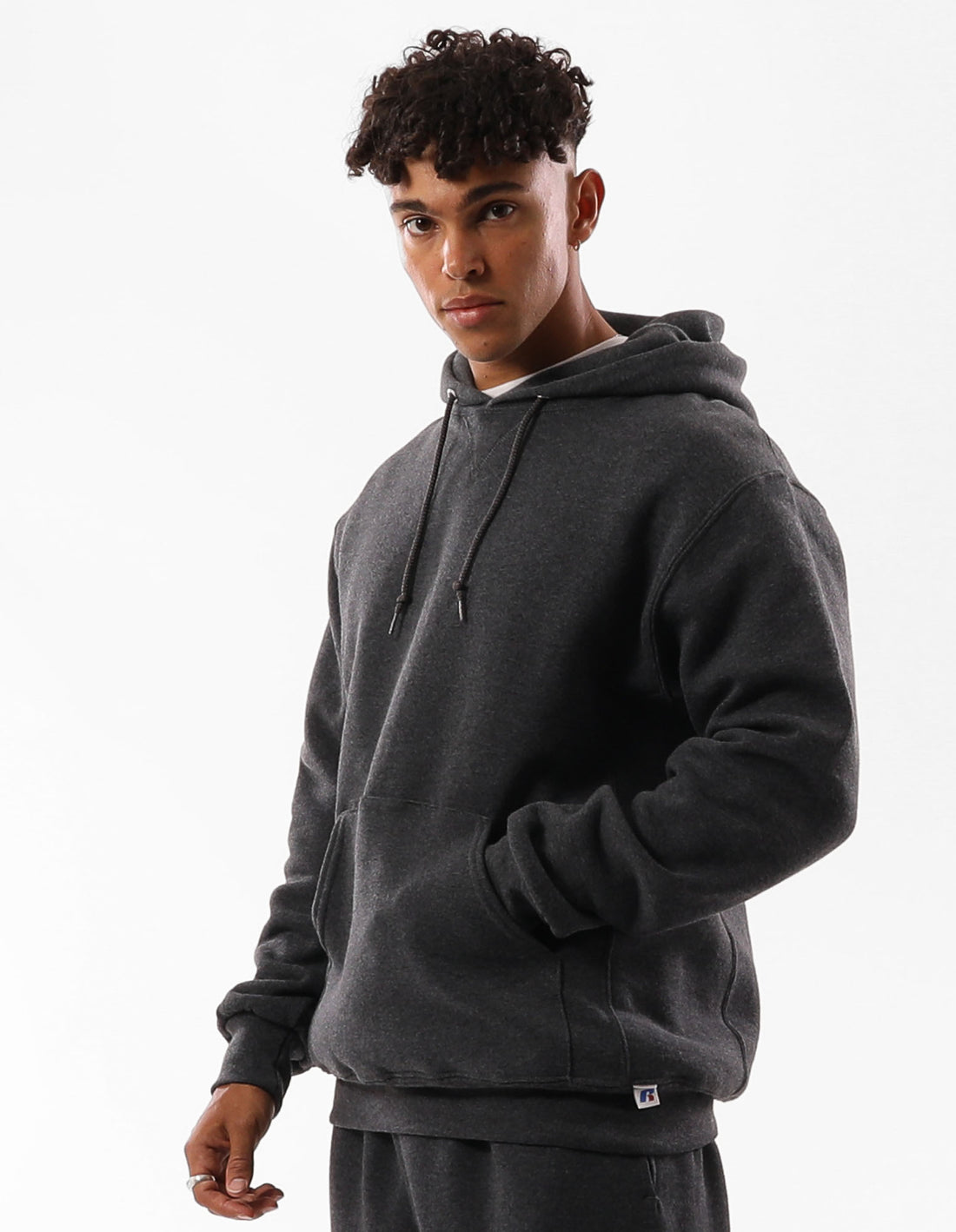 Pánské Mikina s Kapucí Russell Athletic Unisex Dri Černé | IHG-984206