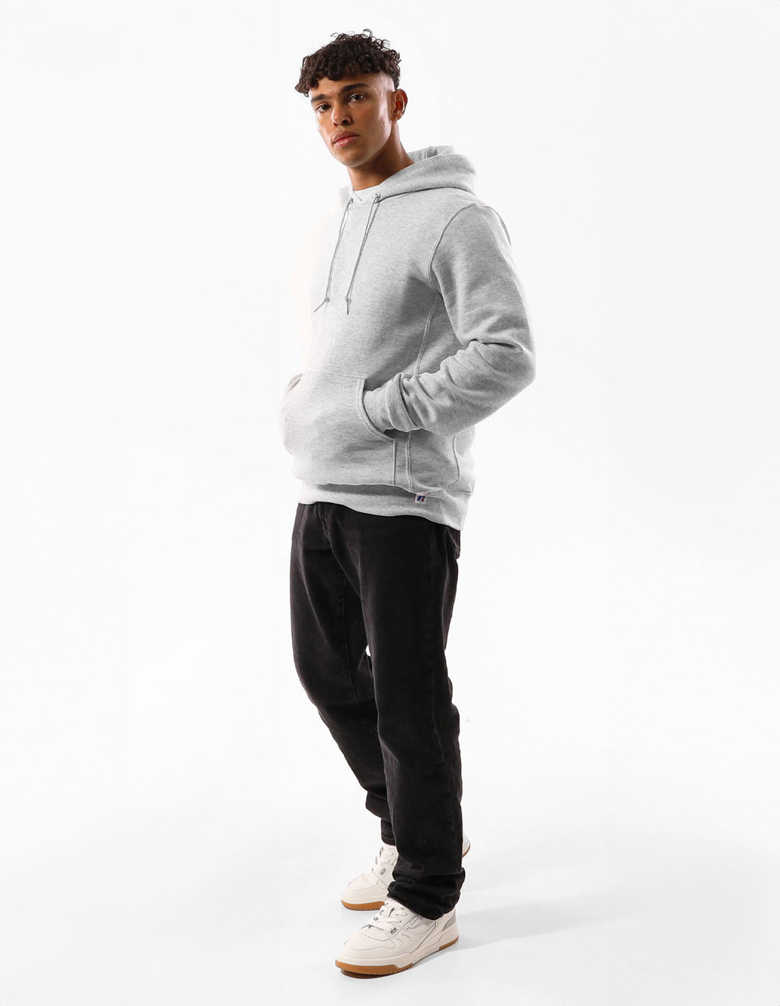 Pánské Mikina s Kapucí Russell Athletic Unisex Dri Šedé | MOZ-325749