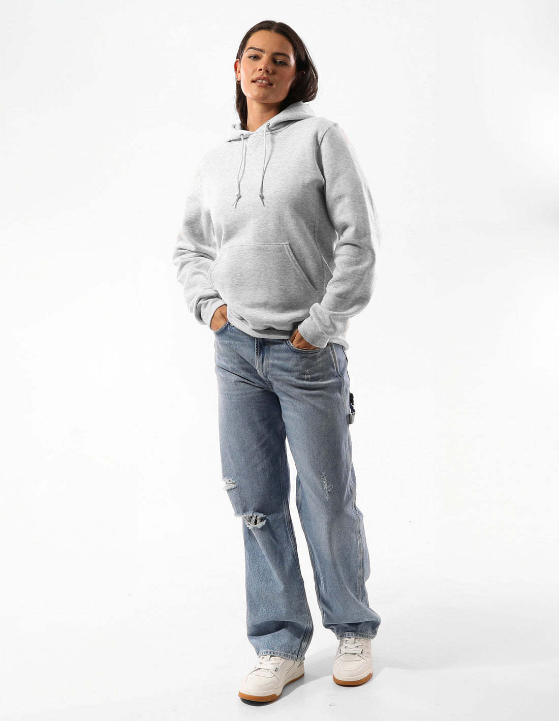 Pánské Mikina s Kapucí Russell Athletic Unisex Dri Šedé | MOZ-325749