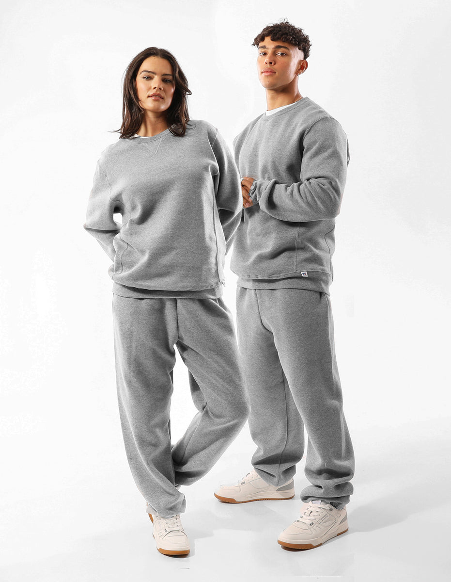 Pánské Svetr S Výstřihem Do Posádky Russell Athletic Unisex Dri Šedé | QFW-741960