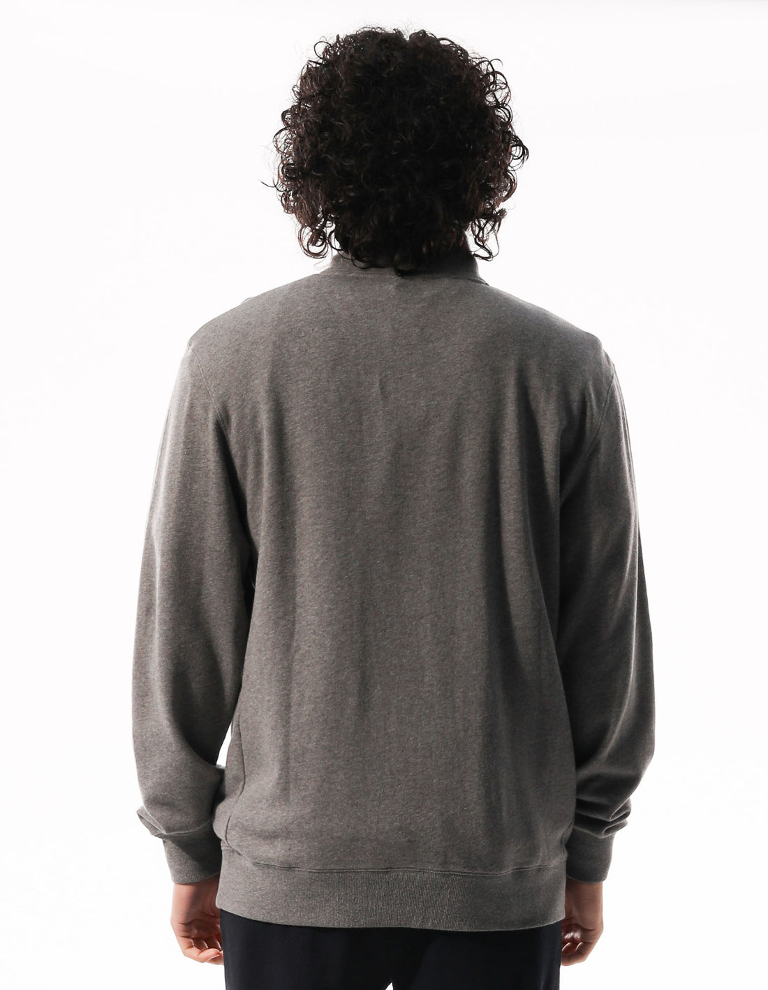 Pánské Top Russell Athletic Baseball Script 1/4 Zip Tmavě Šedé | XRC-578120