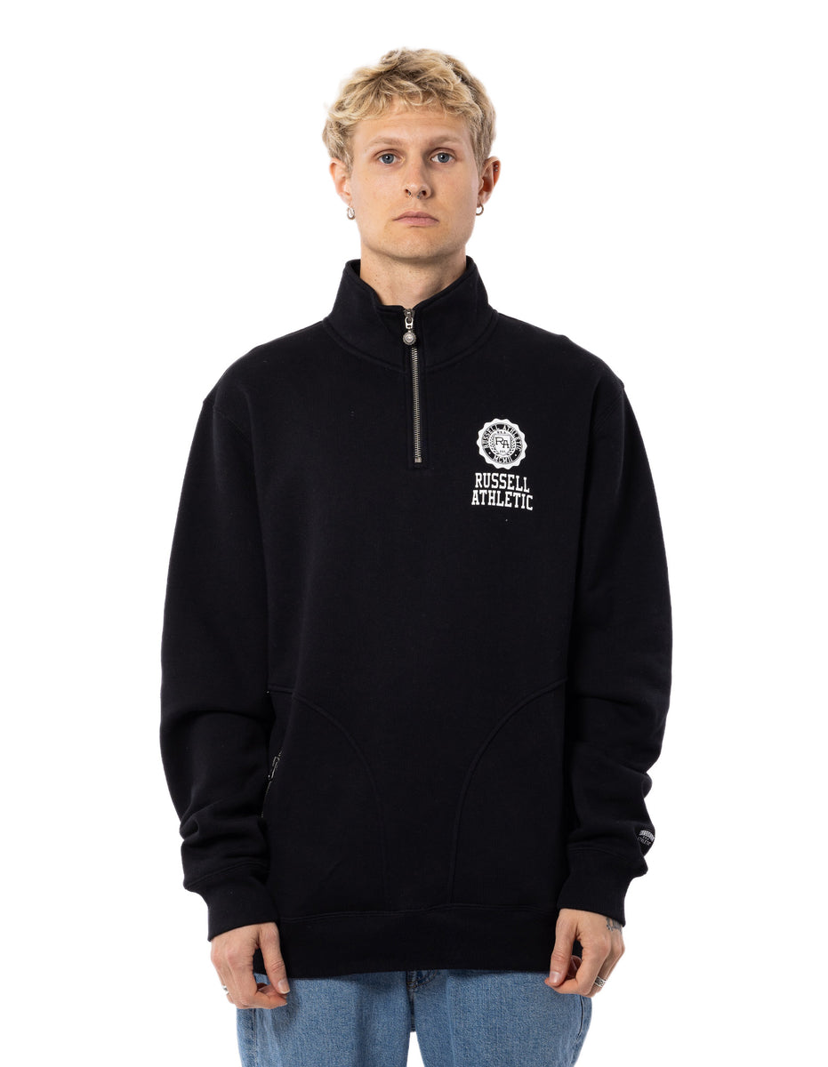 Pánské Top Russell Athletic Glory 1/4 Zip Černé | WJN-985364