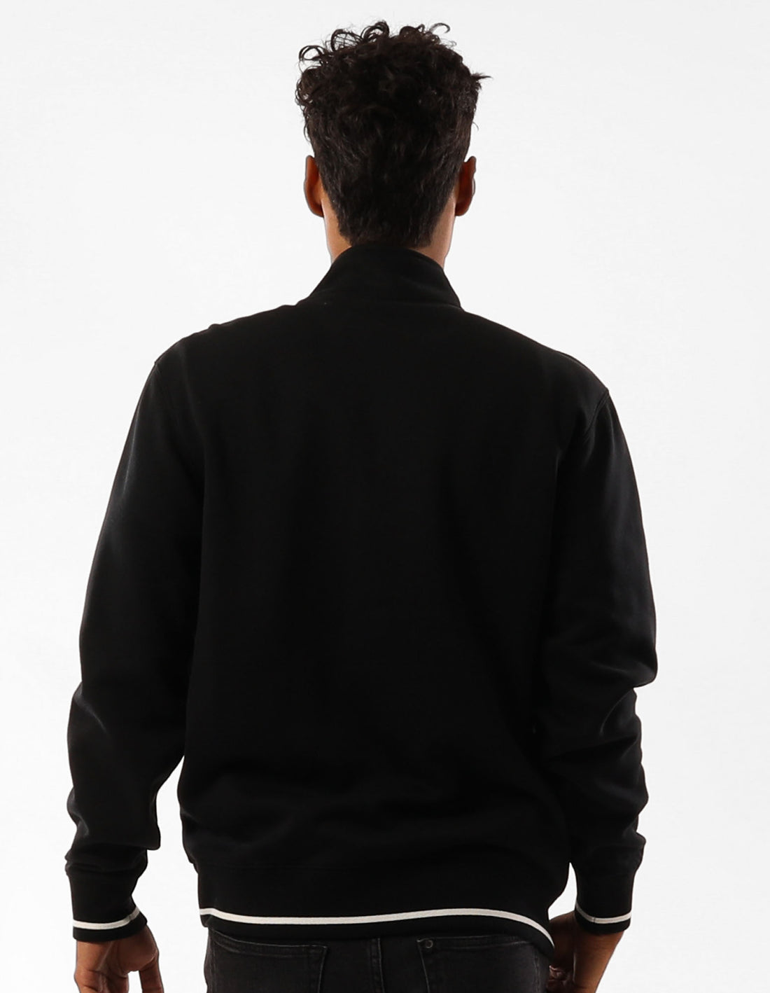 Pánské Top Russell Athletic Lexington 1/4 Zip Černé | GQK-385607