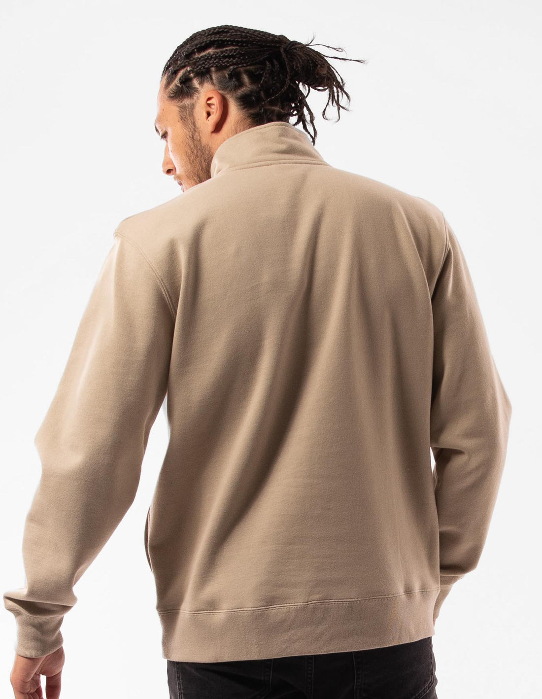 Pánské Top Russell Athletic Serif 1/4 Zip Hnědé | JNM-308965
