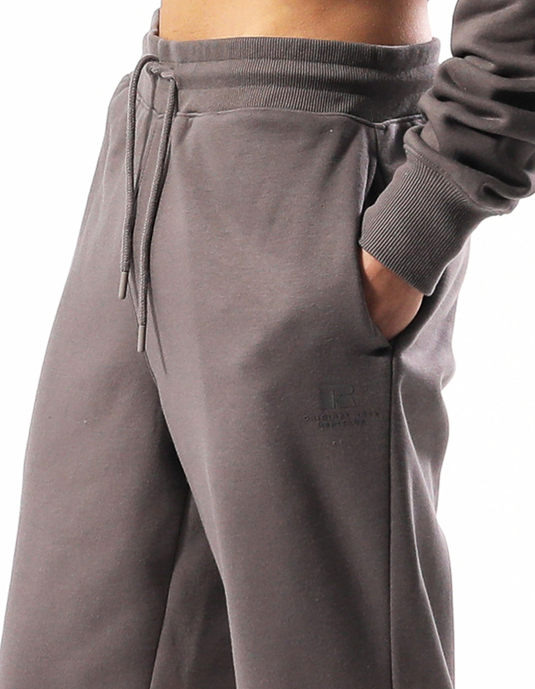 Pánské Track pants Russell Athletic Brooklyn Cuffed Šedé Hnědé | APK-725409
