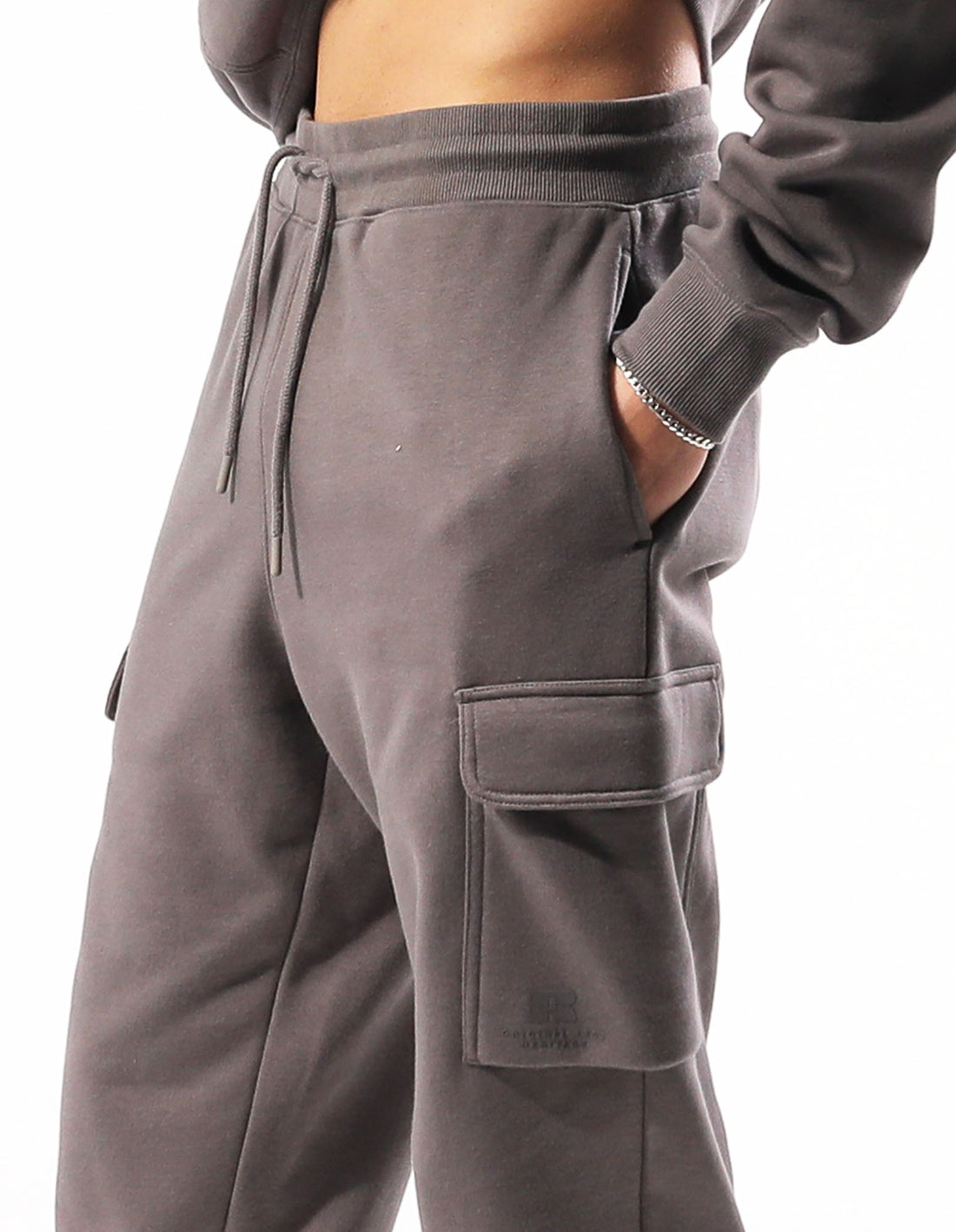 Pánské Track pants Russell Athletic Brooklyn Cargo Šedé Hnědé | FYX-396241