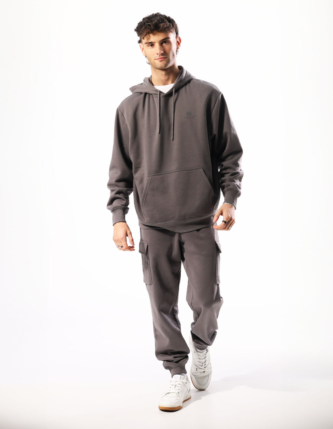 Pánské Track pants Russell Athletic Brooklyn Cargo Šedé Hnědé | FYX-396241