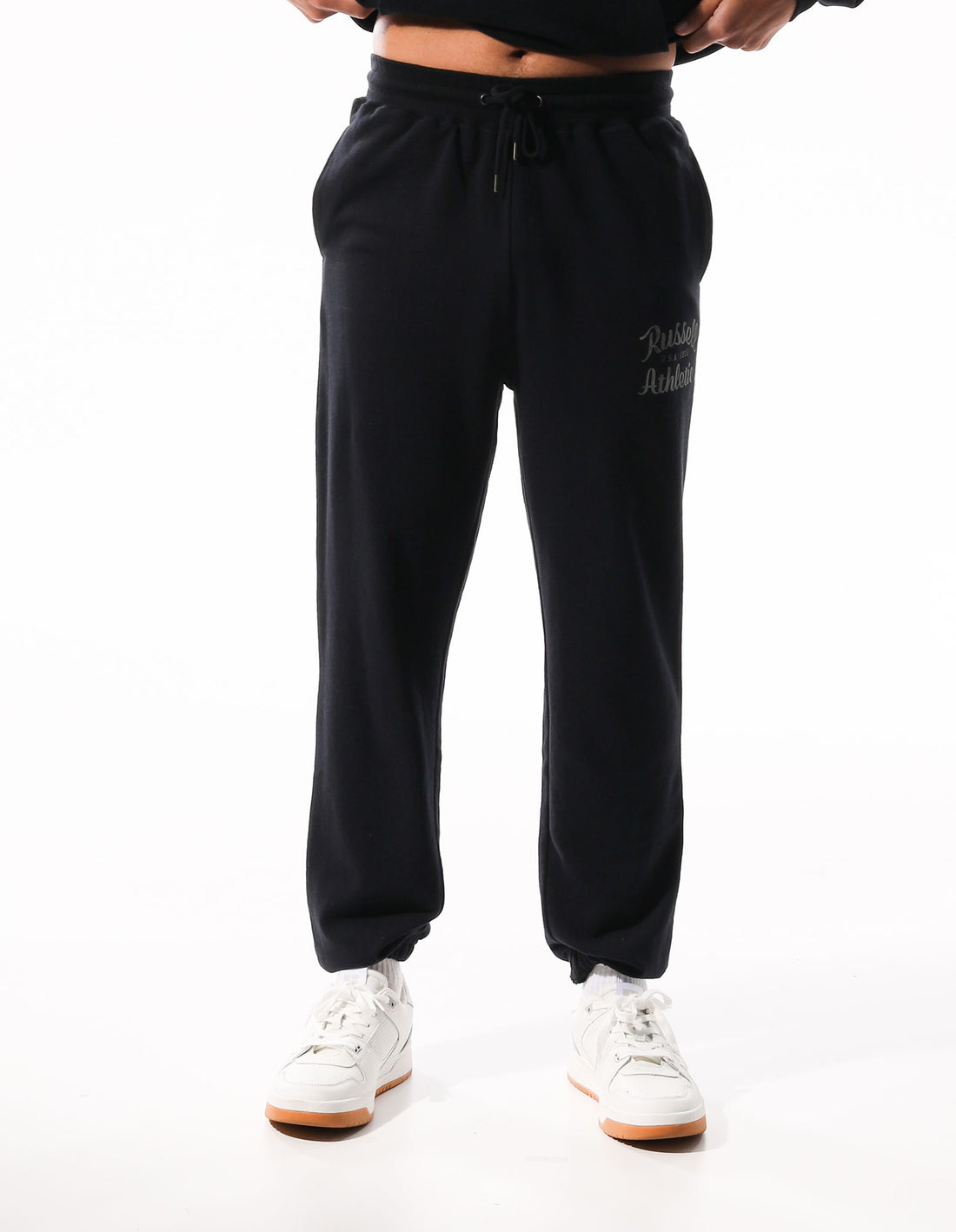 Pánské Track pants Russell Athletic Distressed Baseball Šedé | FRB-621435