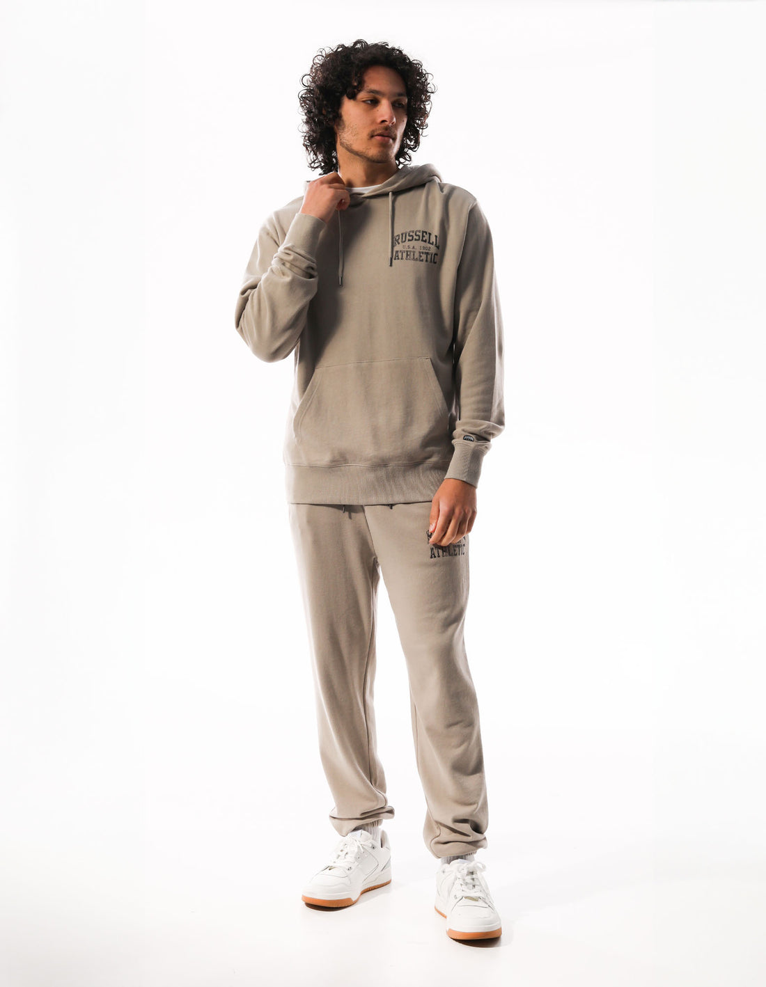 Pánské Track pants Russell Athletic Distressed Arch Hnědožlutý | PHK-406152