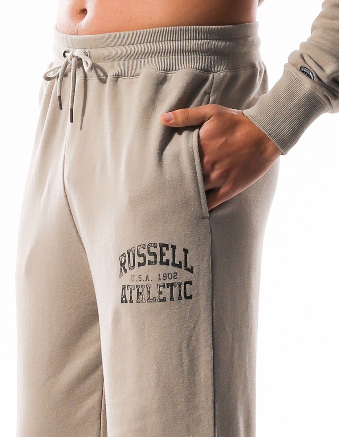 Pánské Track pants Russell Athletic Distressed Arch Hnědožlutý | PHK-406152