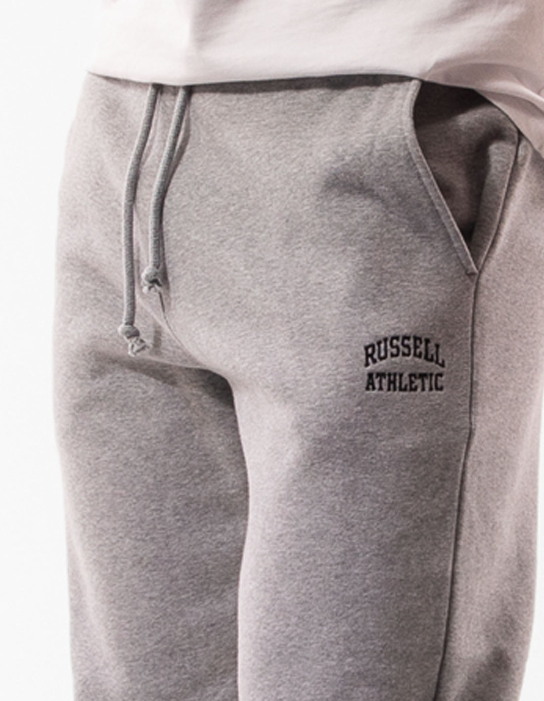 Pánské Track pants Russell Athletic Originals Small Arch Cuff Šedé | TYD-192307