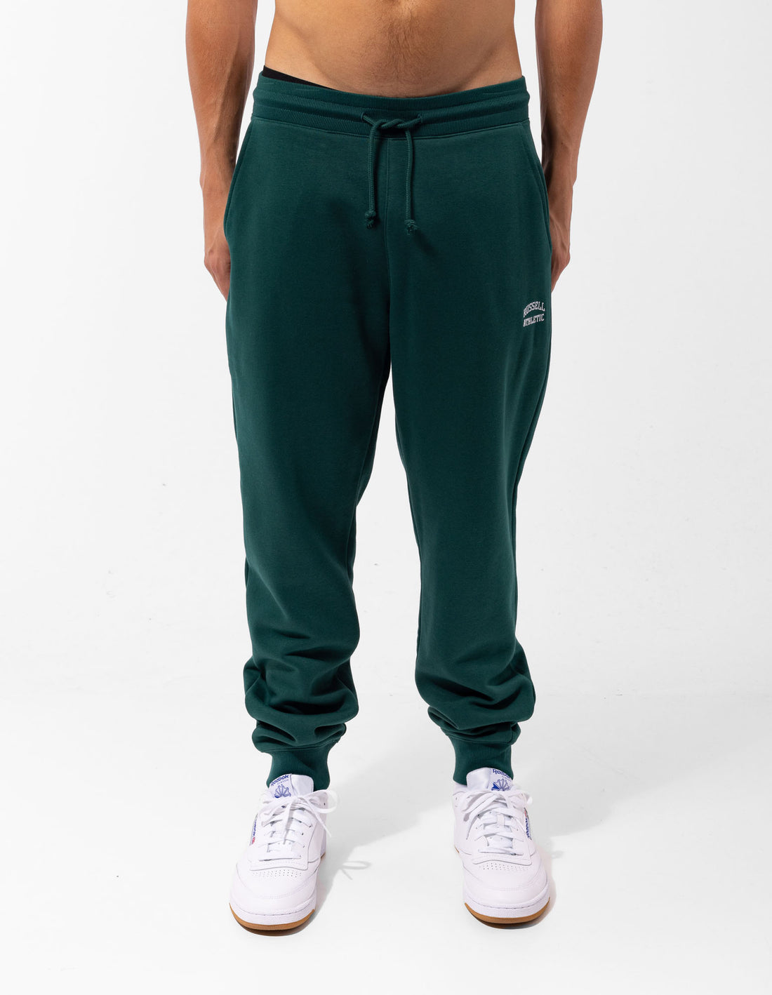 Pánské Track pants Russell Athletic Originals Small Arch Cuff Zelene | WGV-867095