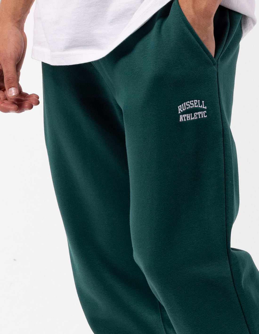 Pánské Track pants Russell Athletic Originals Small Arch Cuff Zelene | WGV-867095