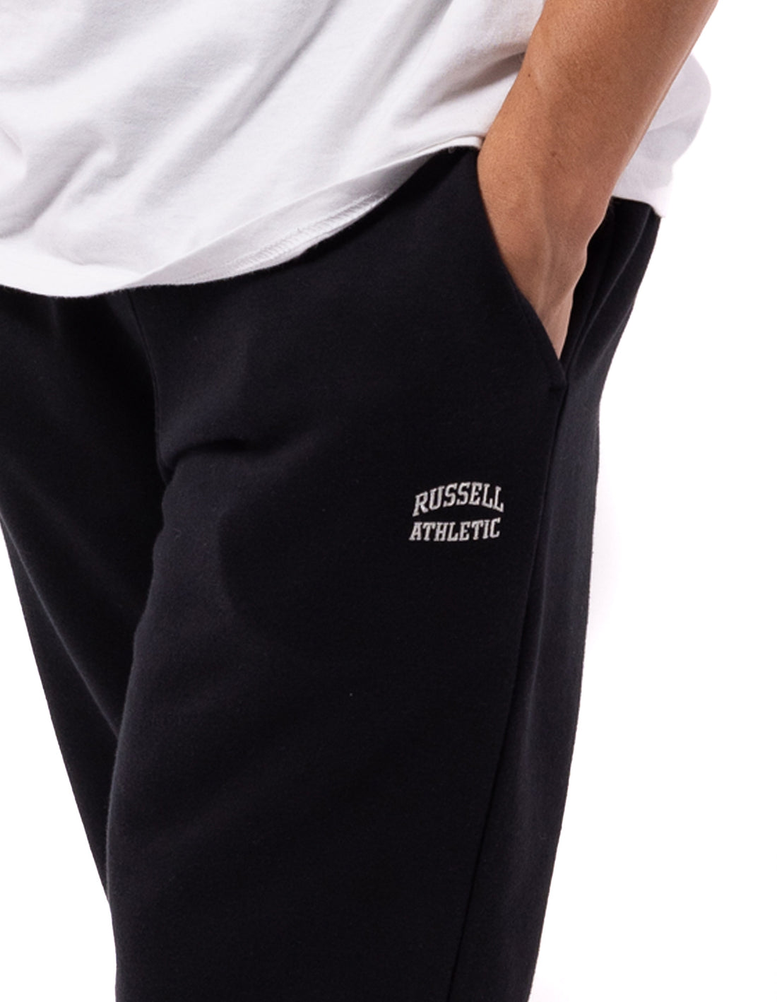 Pánské Track pants Russell Athletic Originals Open Leg Černé | DGX-249765
