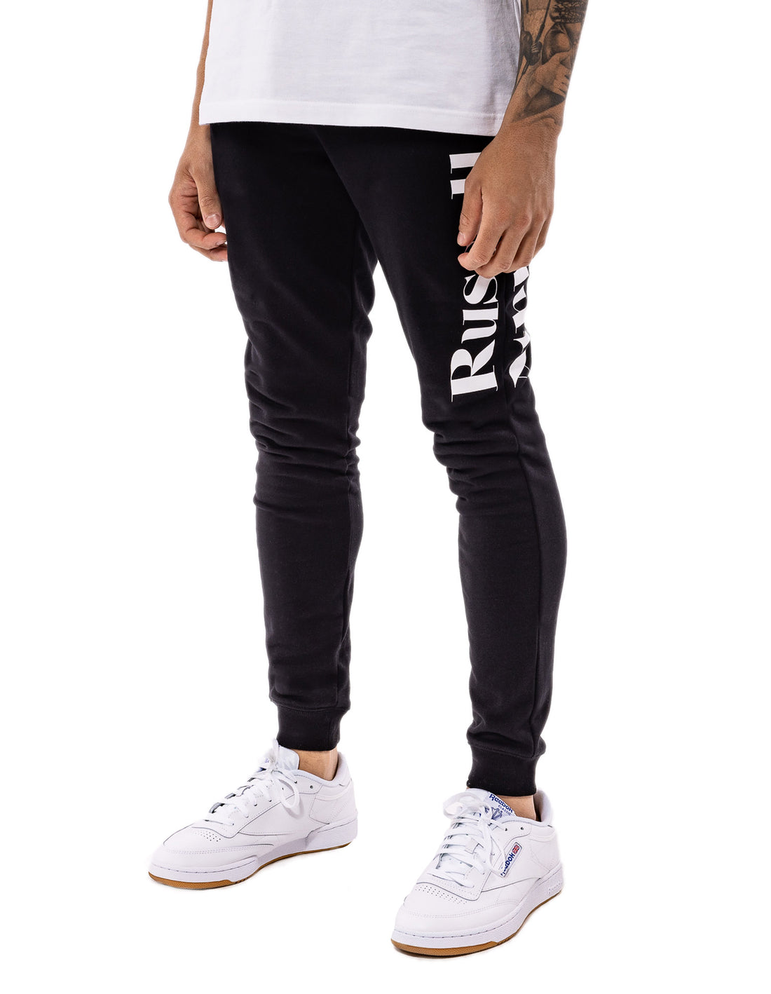 Pánské Track pants Russell Athletic Serif Athletic Černé | NCT-875206
