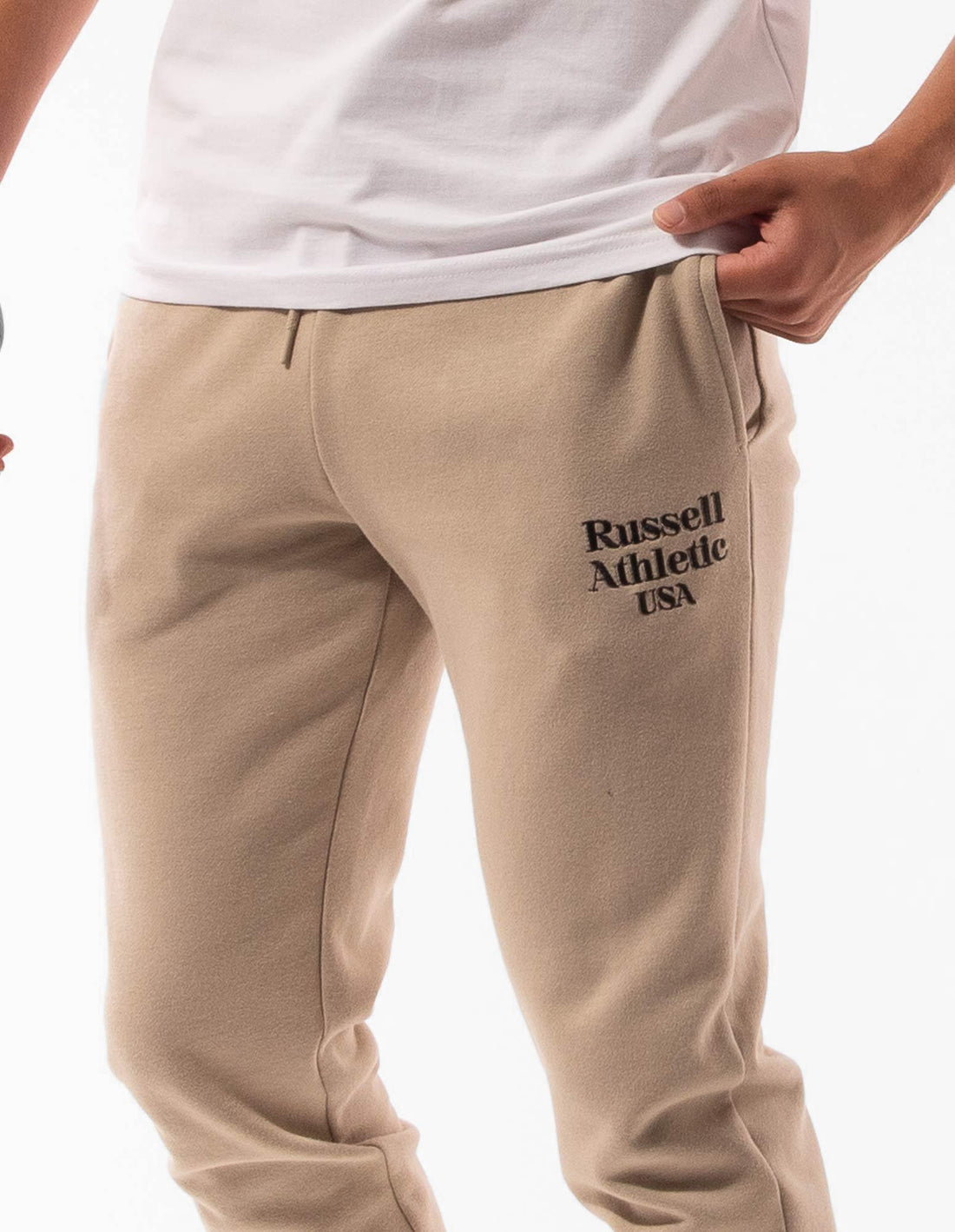 Pánské Track pants Russell Athletic Serif Hnědožlutý | LVN-693054