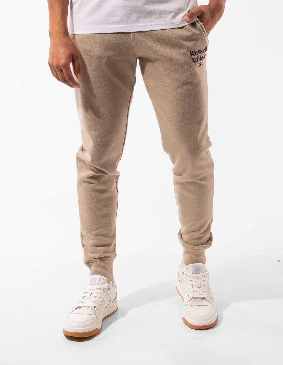Pánské Track pants Russell Athletic Serif Hnědožlutý | LVN-693054