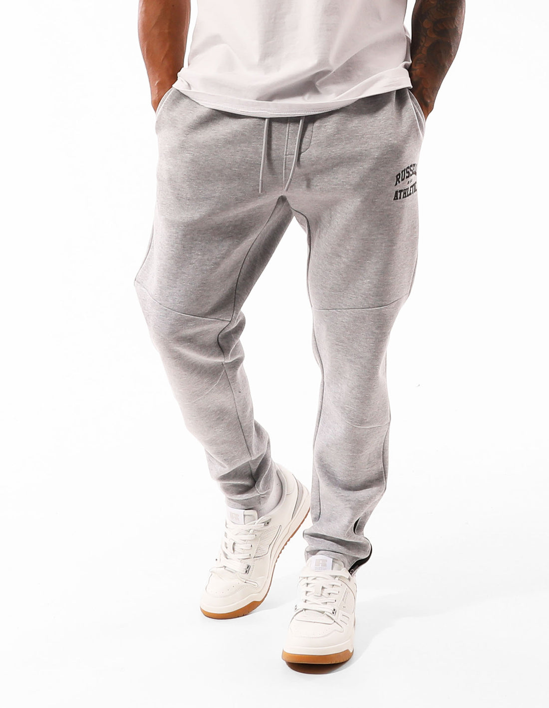 Pánské Track pants Russell Athletic Sirocco Šedé | CNE-741236