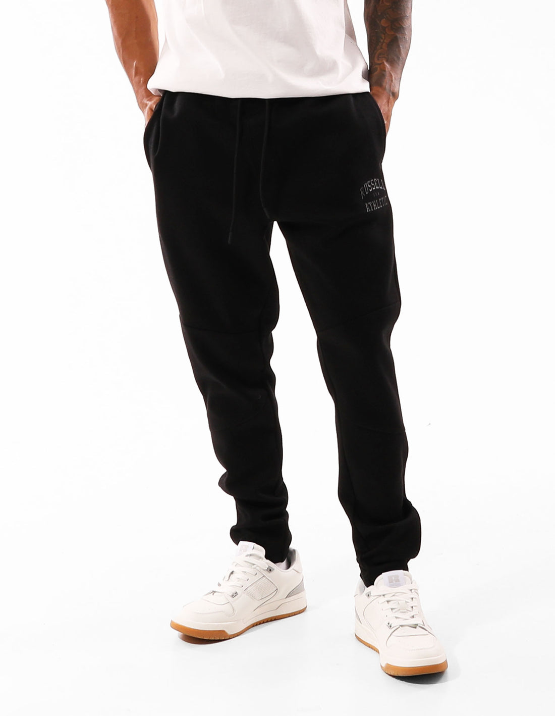 Pánské Track pants Russell Athletic Sirocco Černé | PGU-873215