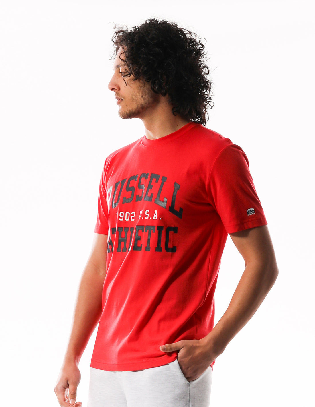 Pánské Tričko Russell Athletic Big Arch Červené | NVF-041598